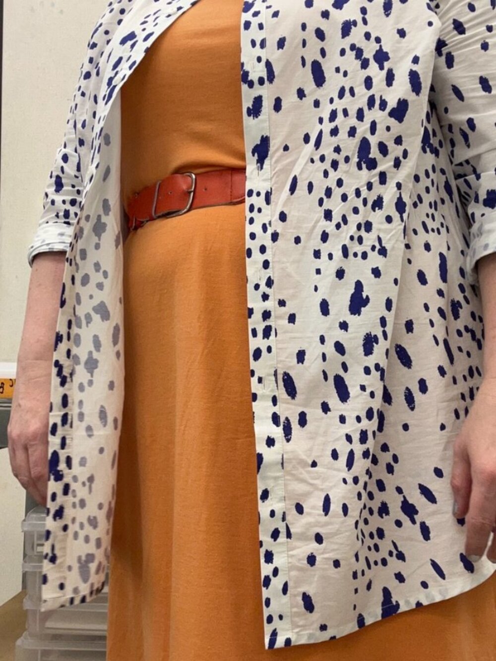 Wool& Sierra Tank Dress in Orange Horizon